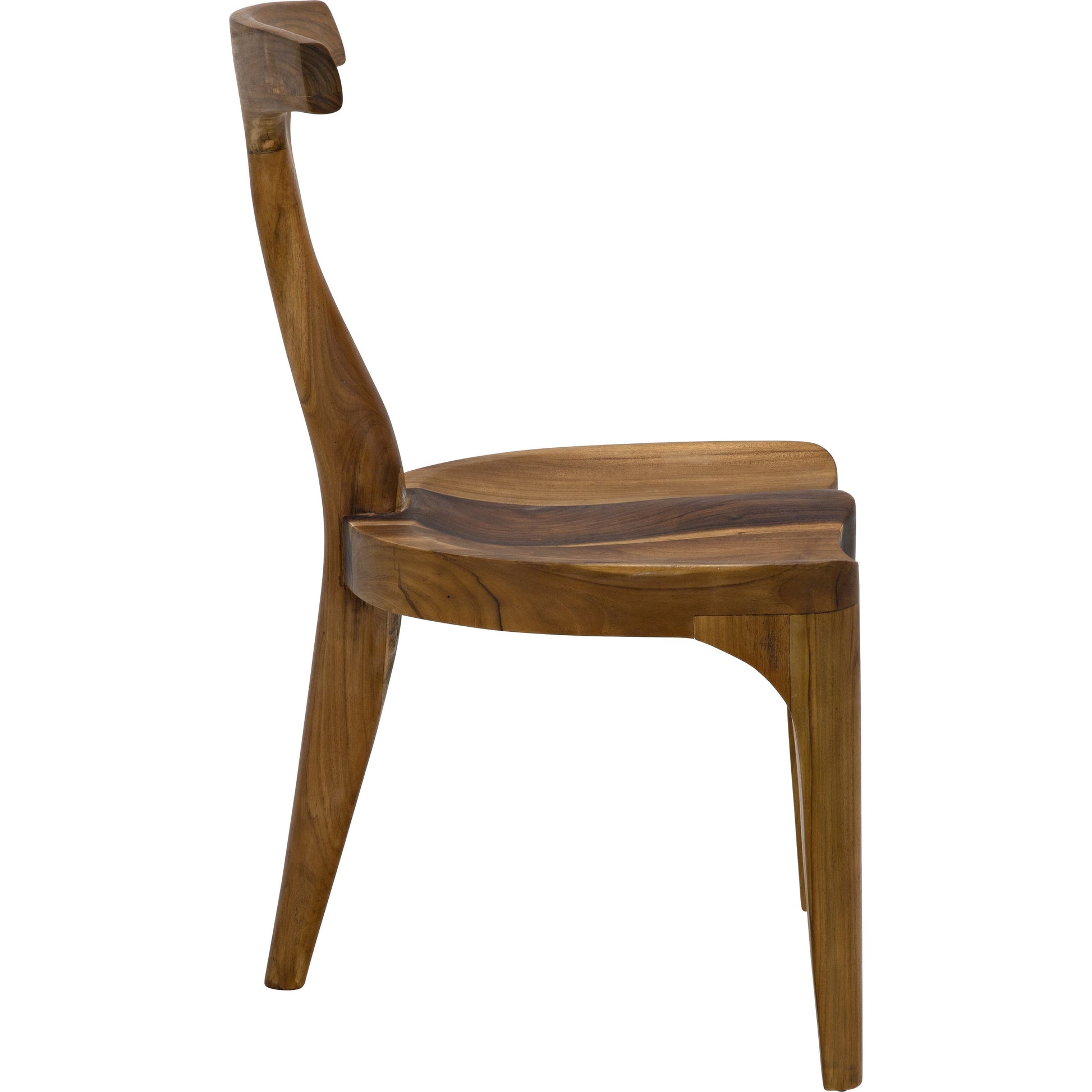 Bosch Chair by Noir in clear coat satin. Made from teak in a modern style.