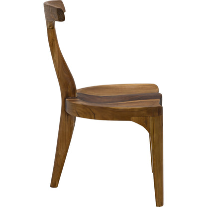 Bosch Chair by Noir in clear coat satin. Made from teak in a modern style.