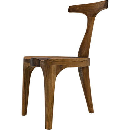 Bosch Chair by Noir in clear coat satin. Made from teak in a modern style.