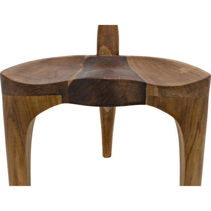 Bosch Chair by Noir in clear coat satin. Made from teak in a modern style.