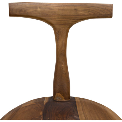 Bosch Chair by Noir in clear coat satin. Made from teak in a modern style.