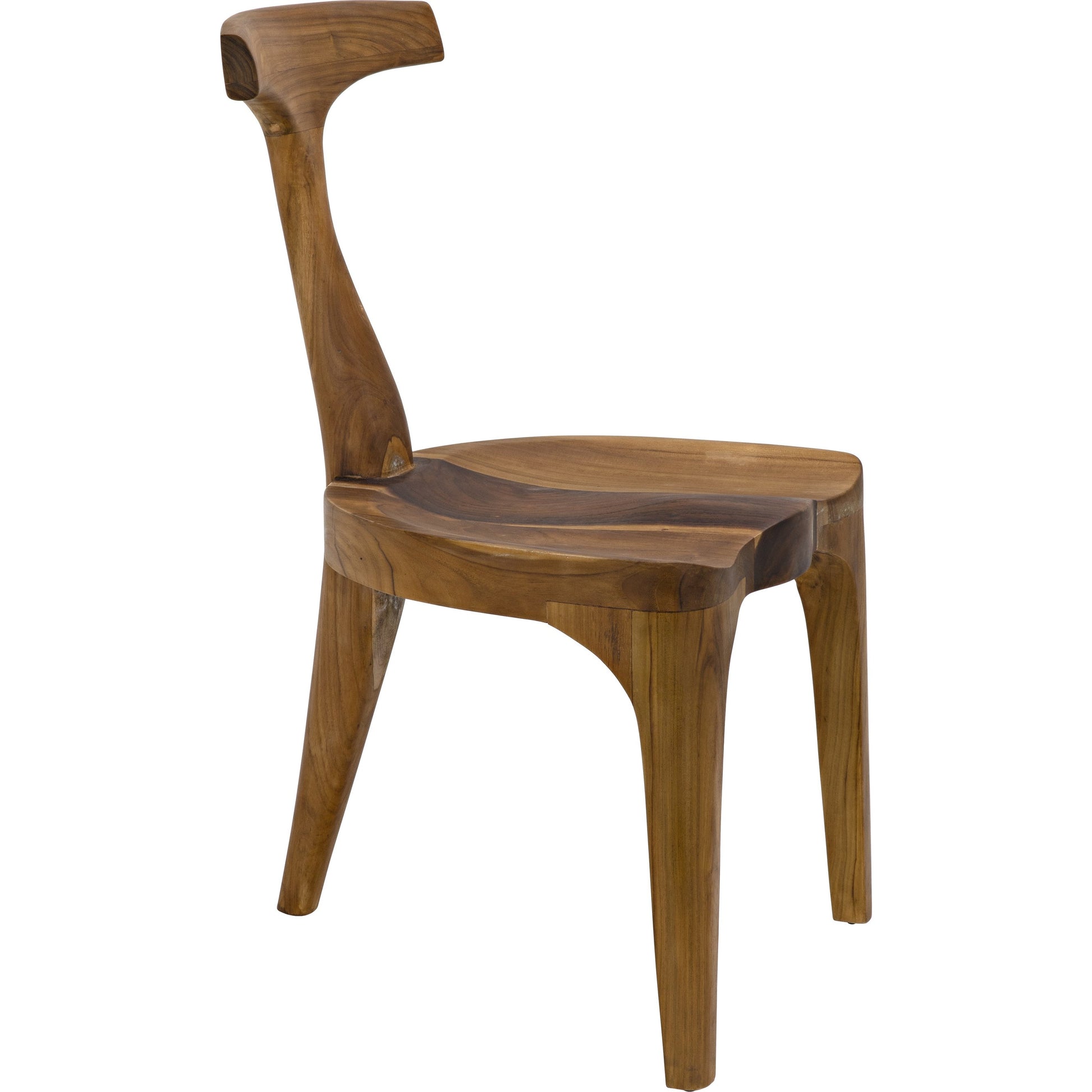 Bosch Chair by Noir in clear coat satin. Made from teak in a modern style.