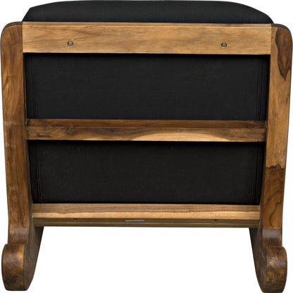 Kurosava Lounge by Noir in clear coat satin. Made from teak, cotton in a modern style.