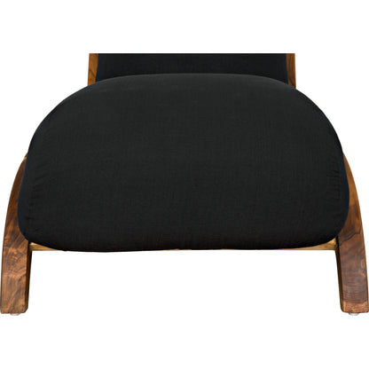 Kurosava Lounge by Noir in clear coat satin. Made from teak, cotton in a modern style.