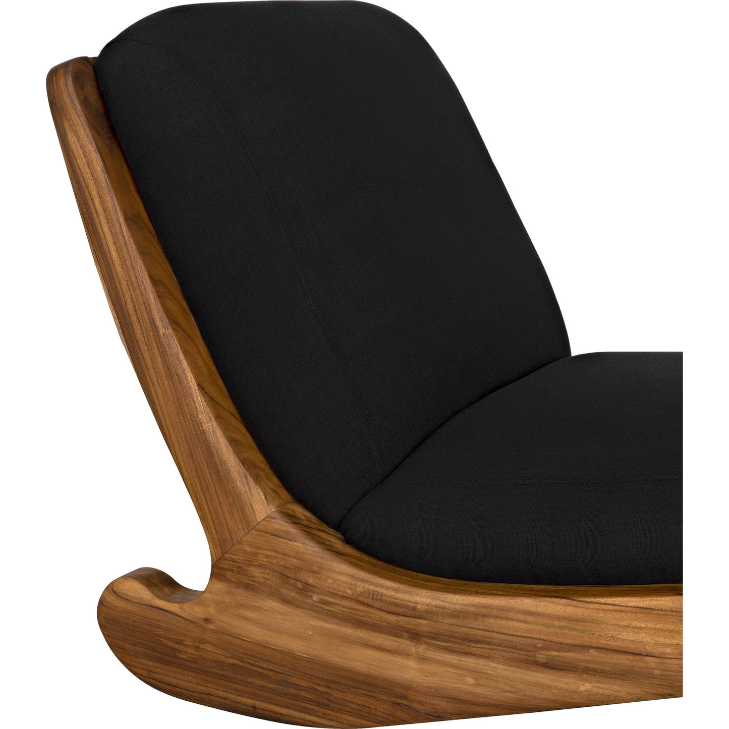 004 SI-1785660 | Closeup | Kurosava Lounge by Noir in clear coat satin. Made from teak, cotton in a modern style.