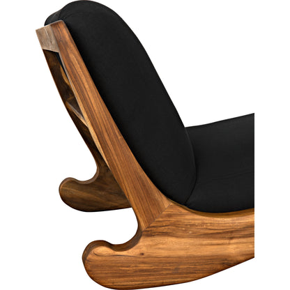 Kurosava Lounge by Noir in clear coat satin. Made from teak, cotton in a modern style.