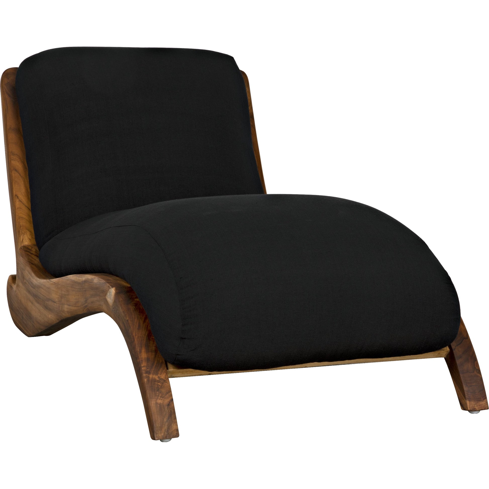 Kurosava Lounge by Noir in clear coat satin. Made from teak, cotton in a modern style.
