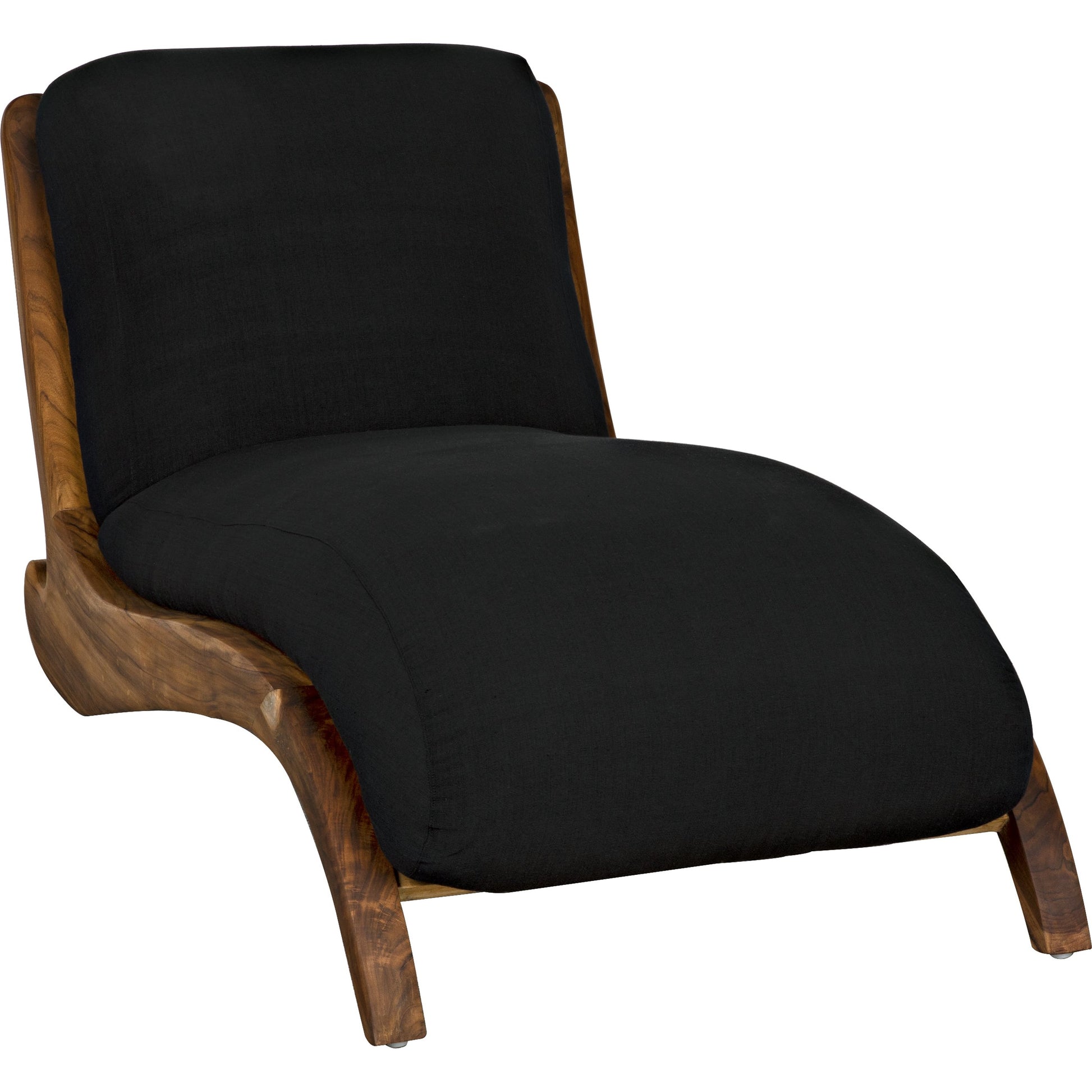 Kurosava Lounge by Noir in clear coat satin. Made from teak, cotton in a modern style.