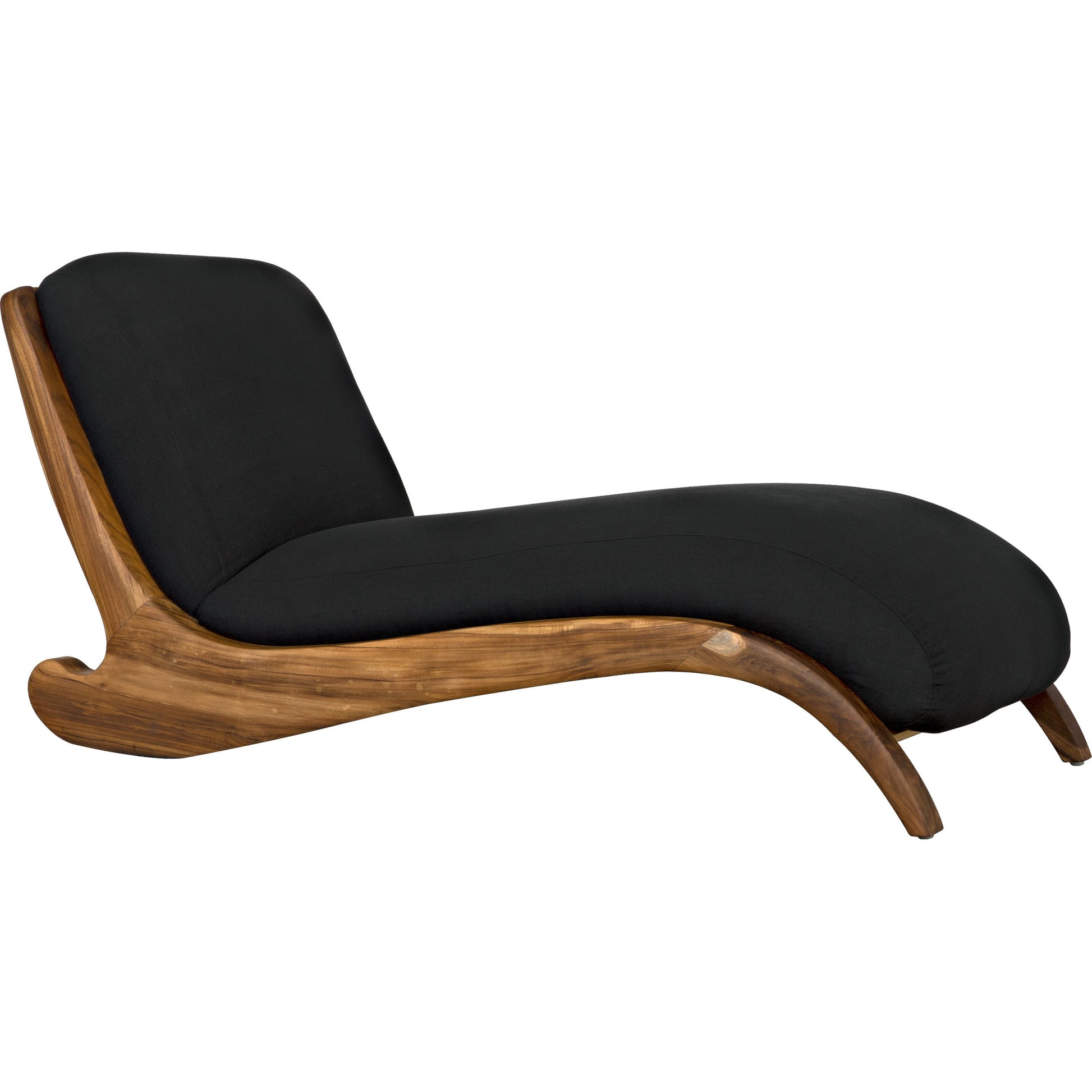 Kurosava Lounge by Noir in clear coat satin. Made from teak, cotton in a modern style.