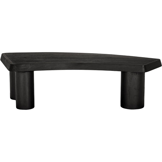 001 SI-2449036 | Primary Silo | Augustus Coffee Table by Noir in charcoal black. Made from mindi in a unique style.
