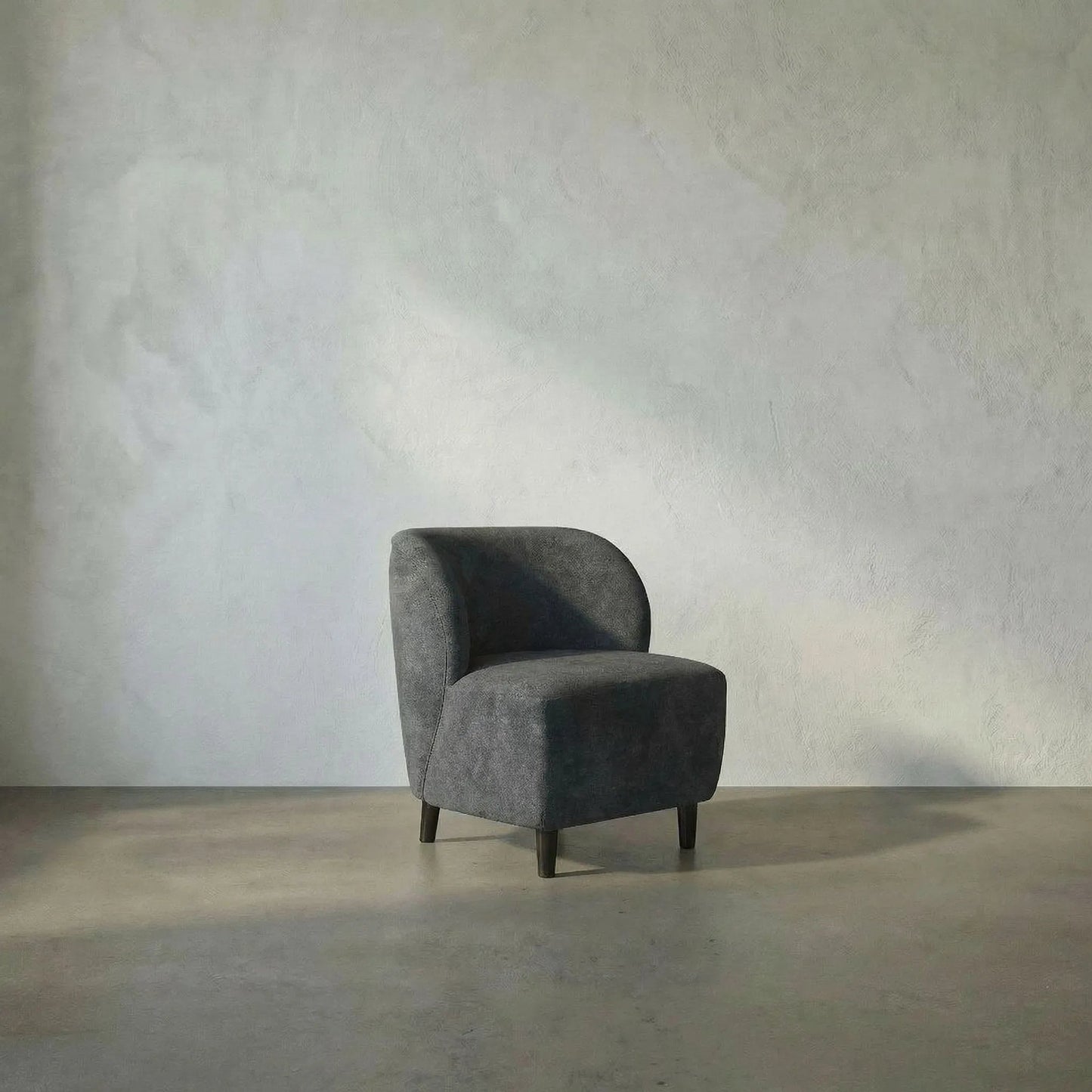 023 SI-1975478 | Lifestyle | Laffont Chair by Noir. Made from sungkai and fabric in a modern style.