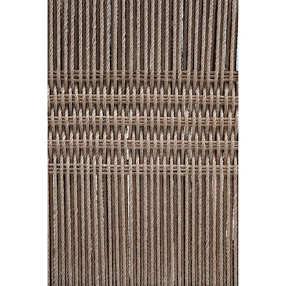 Salam Chair by Noir in clear coat flat teak. Made from teak and rope in a cottage & farmhouse style.