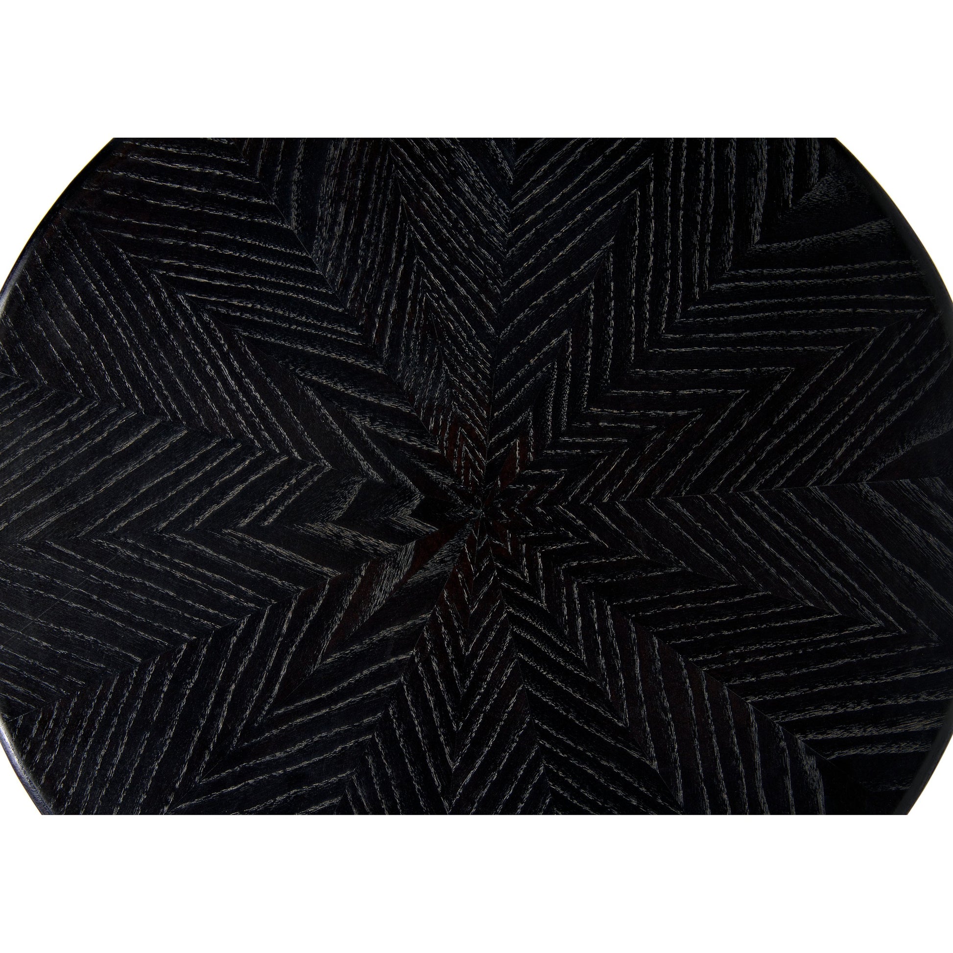 Rebecca Side Table by Noir in cinder black. Made from mindi in a modern style.