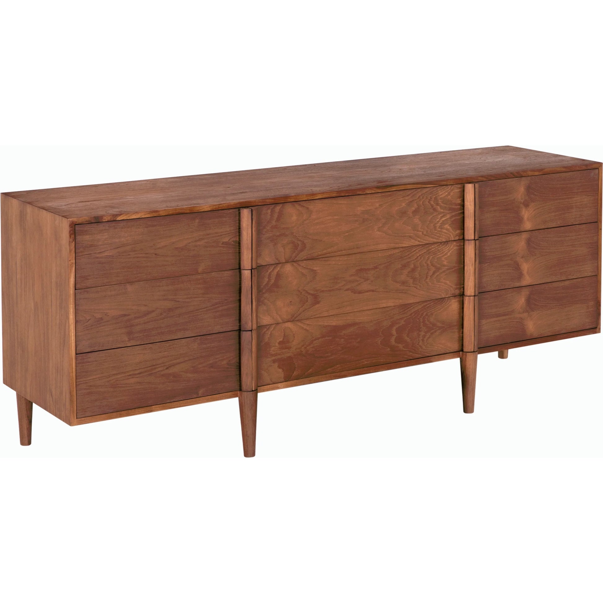 Briar Dresser by Noir in clear coat satin. Made from teak in a modern style.