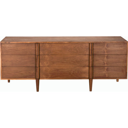 Briar Dresser by Noir in clear coat satin. Made from teak in a modern style.