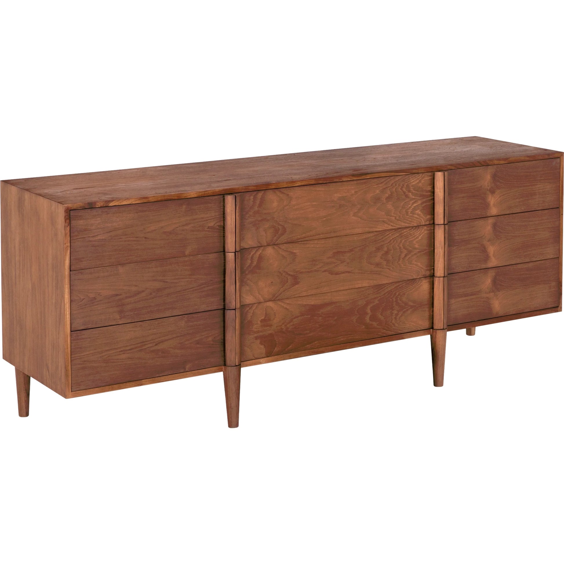 Briar Dresser by Noir in clear coat satin. Made from teak in a modern style.