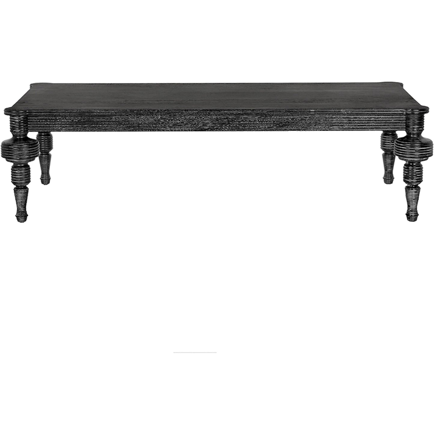 013 SI-2635209 | Additional Silo | Stockholm Coffee Table by Noir in black walnut. Made from walnut in a traditional style.