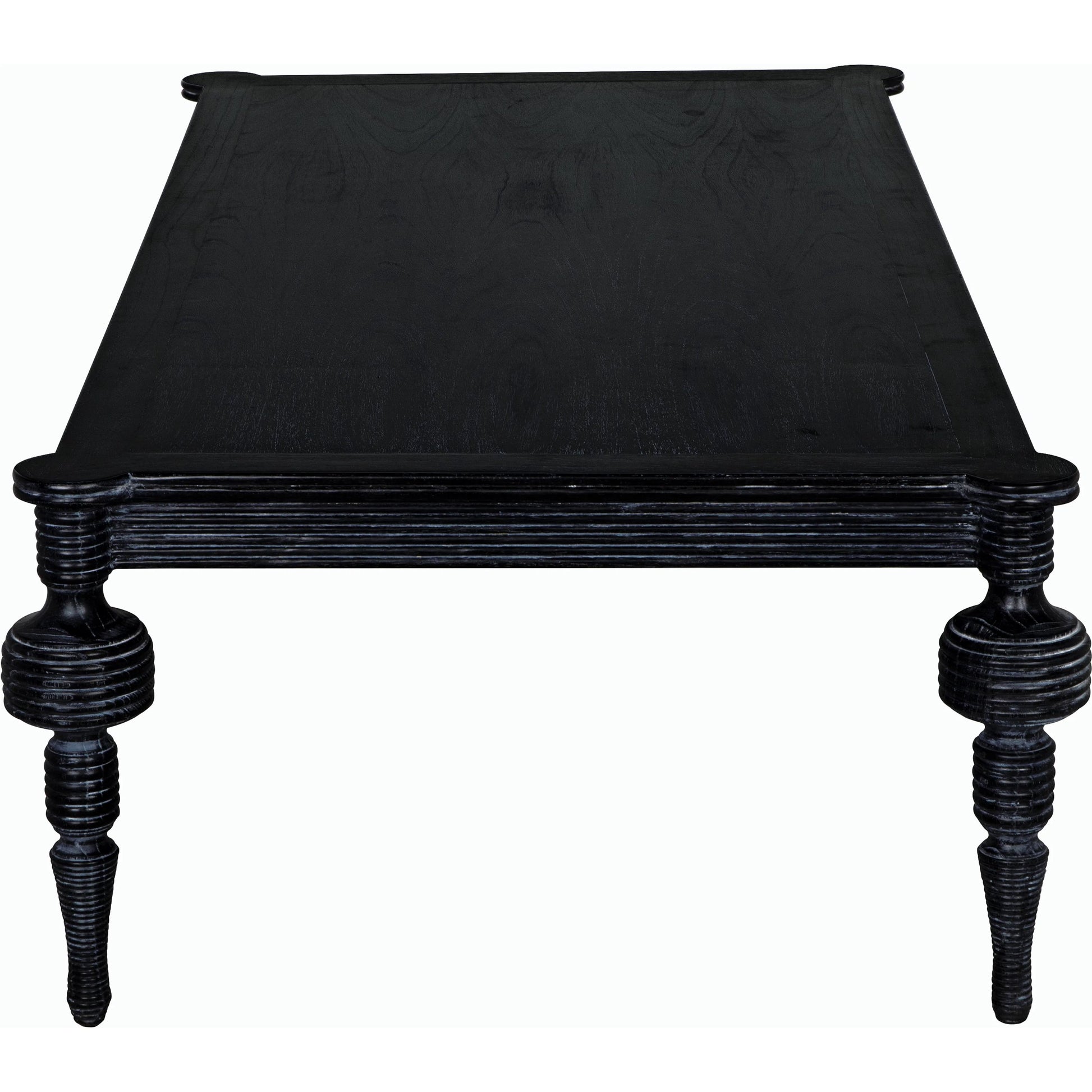 Stockholm Coffee Table by Noir in cinder black. Made from mindi in a traditional style.