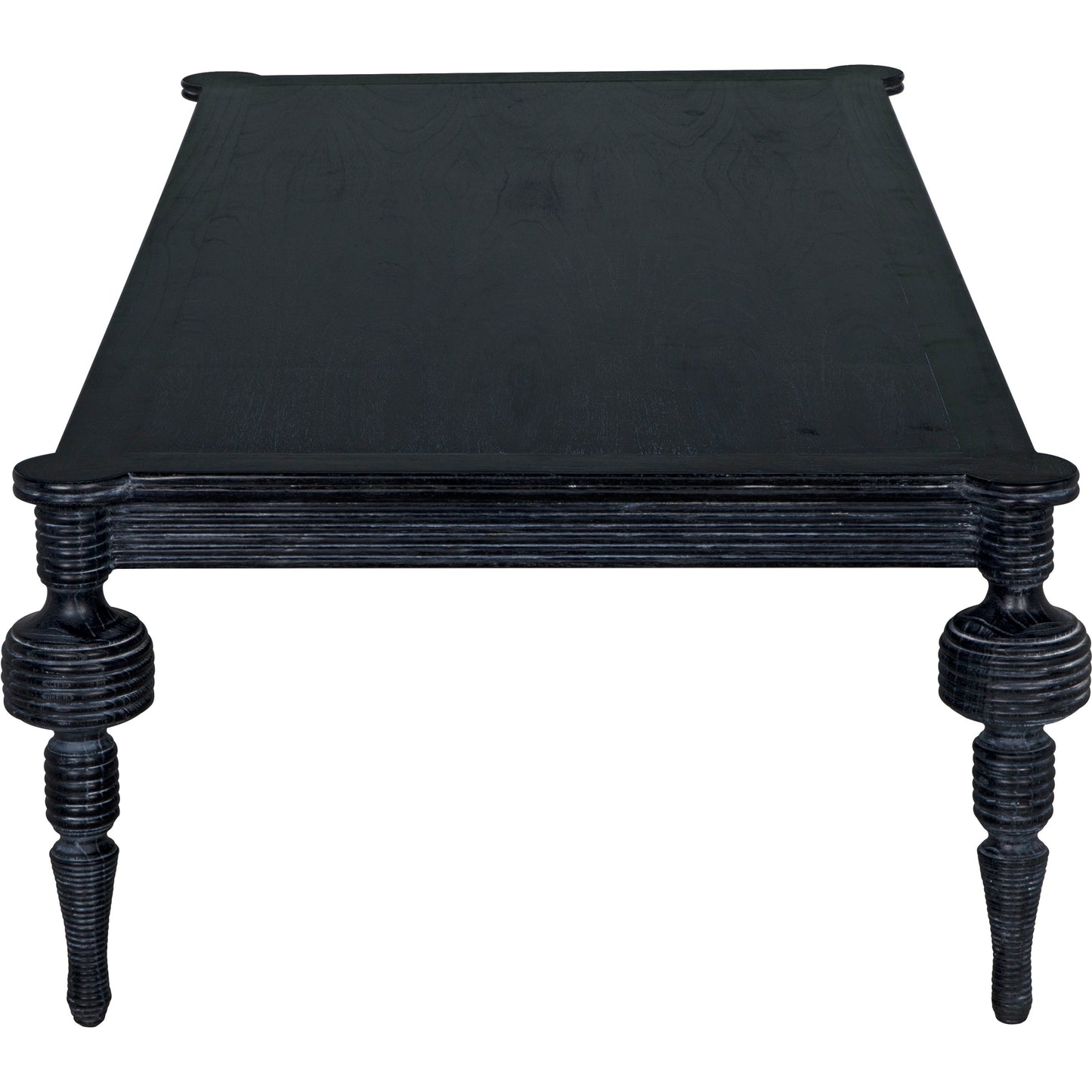 002 SI-2130220 | Additional Silo | Stockholm Coffee Table by Noir in cinder black. Made from mindi in a traditional style.