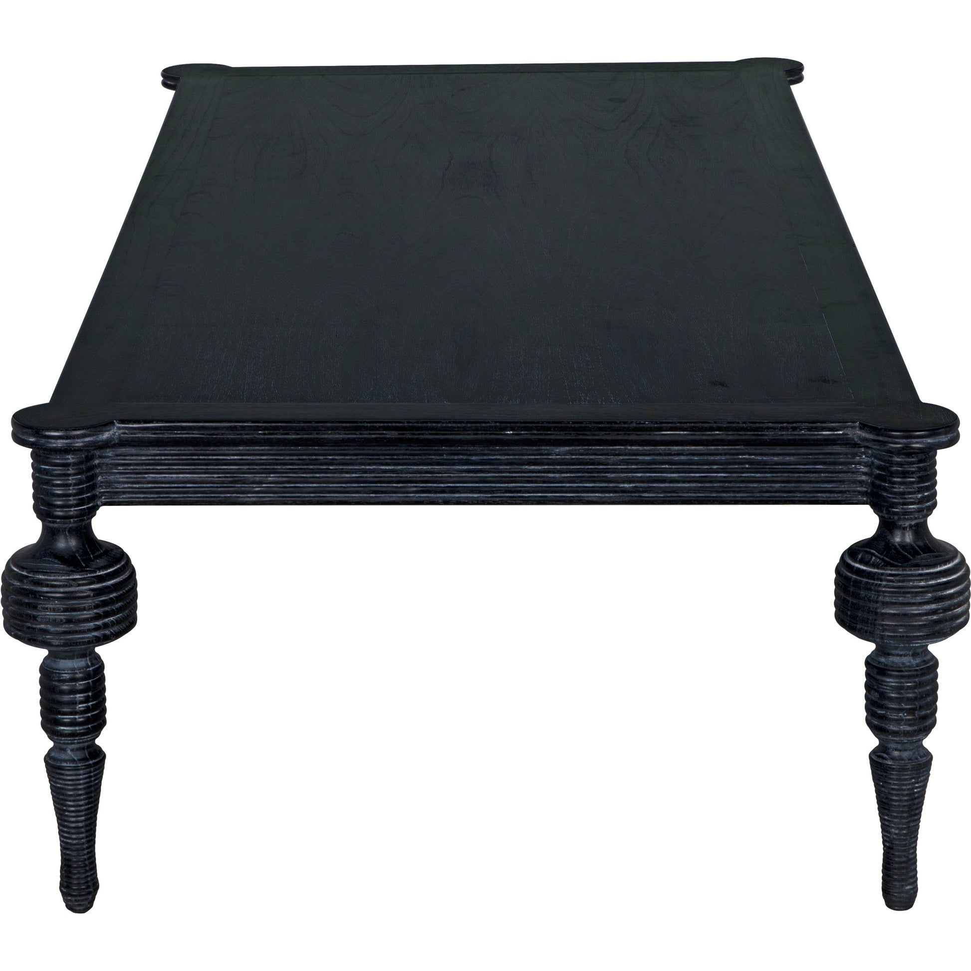 Stockholm Coffee Table by Noir in cinder black. Made from mindi in a traditional style.