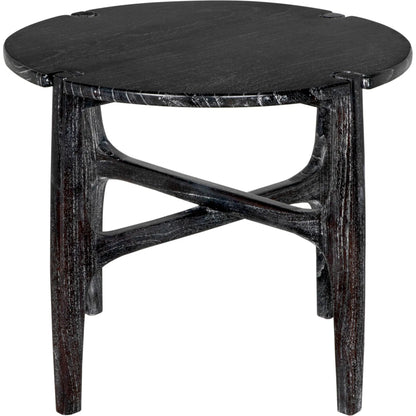 Bucks Side Table by Noir in sombre. Made from mindi in a modern style.
