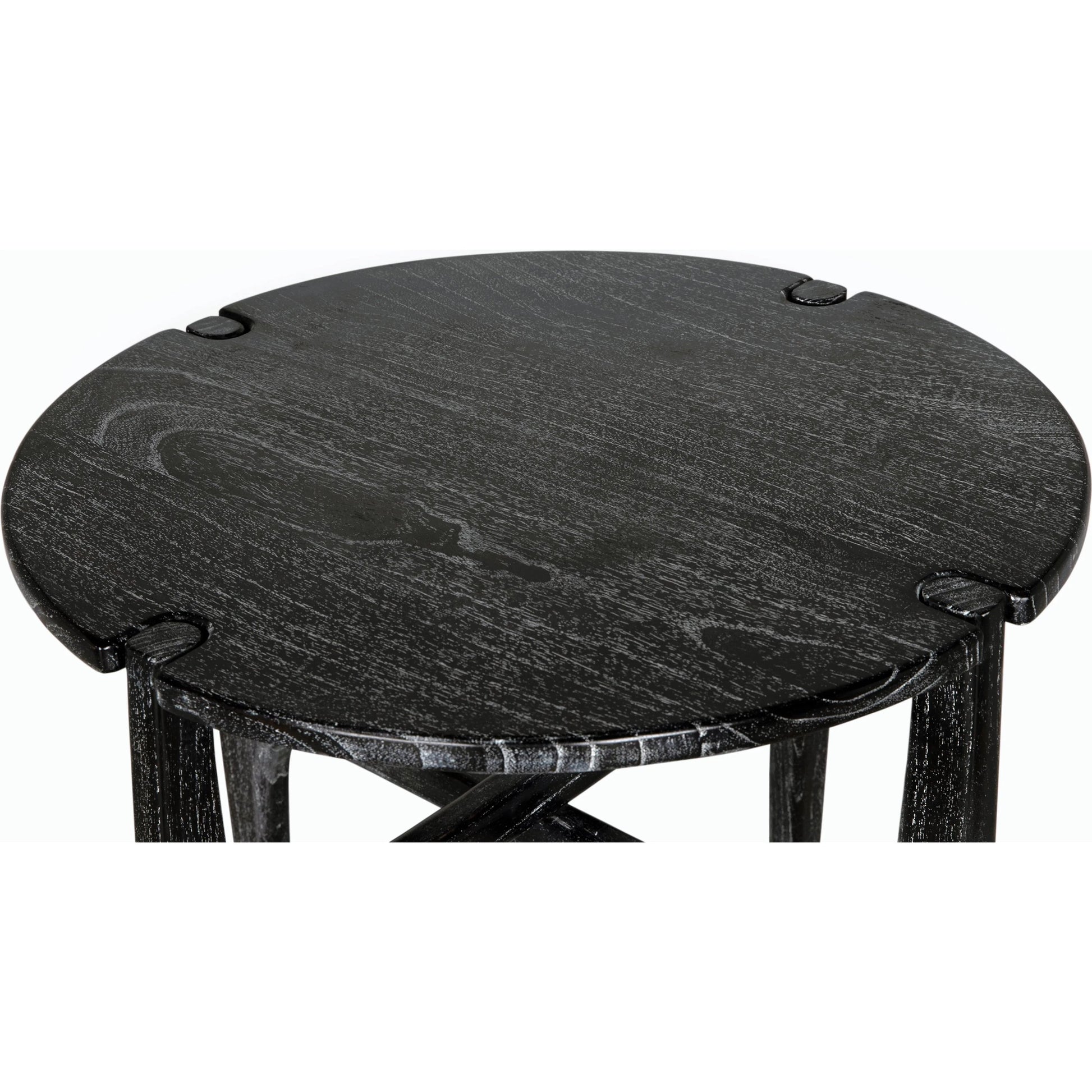 Bucks Side Table by Noir in sombre. Made from mindi in a modern style.