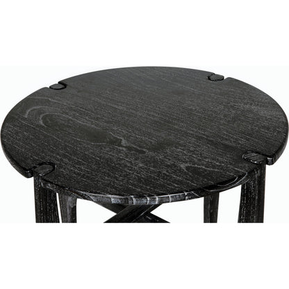 Bucks Side Table by Noir in sombre. Made from mindi in a modern style.