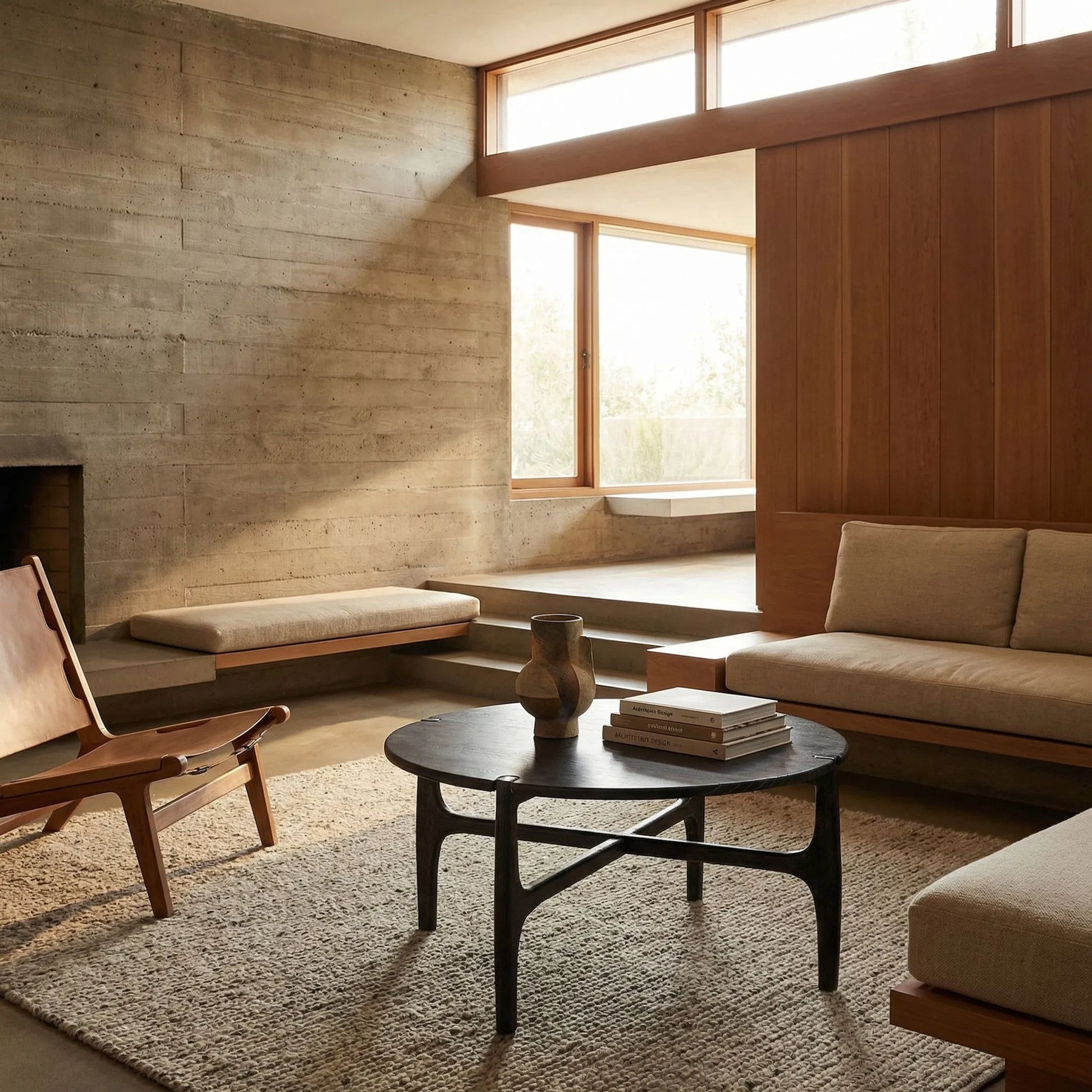 Bucks Coffee Table by Noir in sombre. Made from mindi in a modern style.