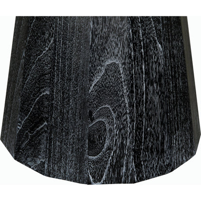 Harlow Coffee Table by Noir in cinder black. Made from mindi and venner in a modern style.
