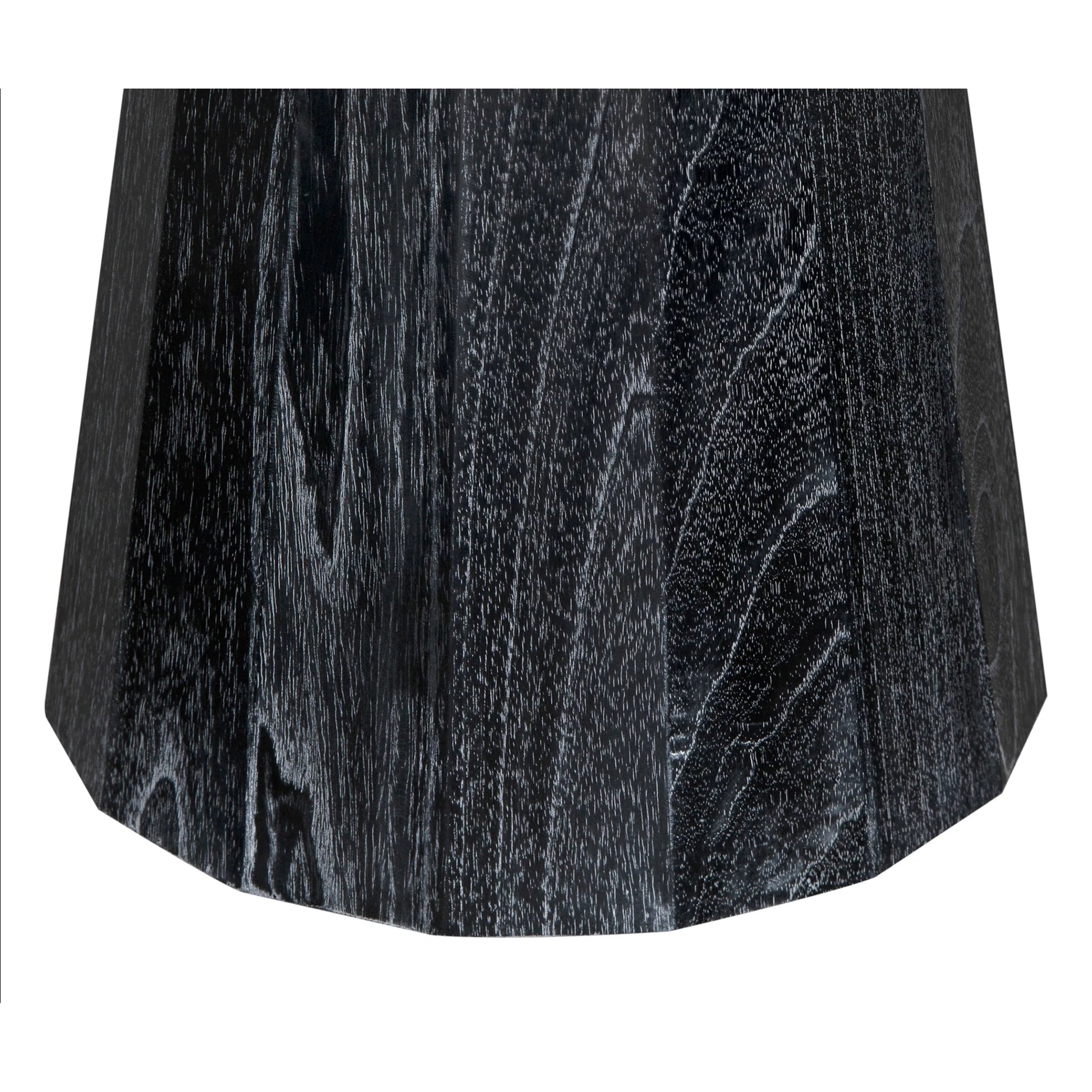 Harlow Coffee Table by Noir in cinder black. Made from mindi and venner in a modern style.
