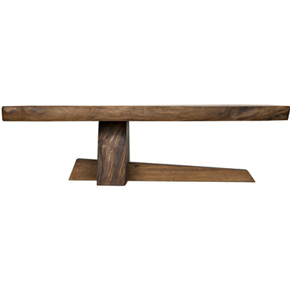 Govinda Coffee Table by Noir in teak oil. Made from teak in a rustic style.
