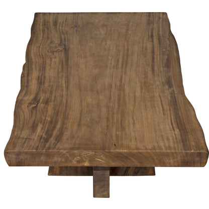 Govinda Coffee Table by Noir in teak oil. Made from teak in a rustic style.