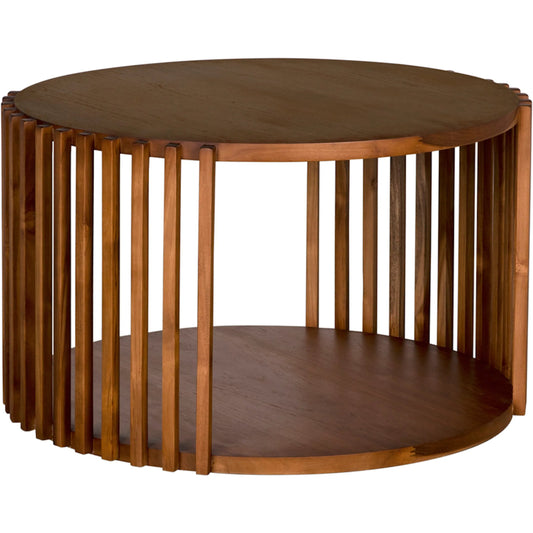 Roderick Table by Noir in clear coat flat. Made from teak in a unique style.