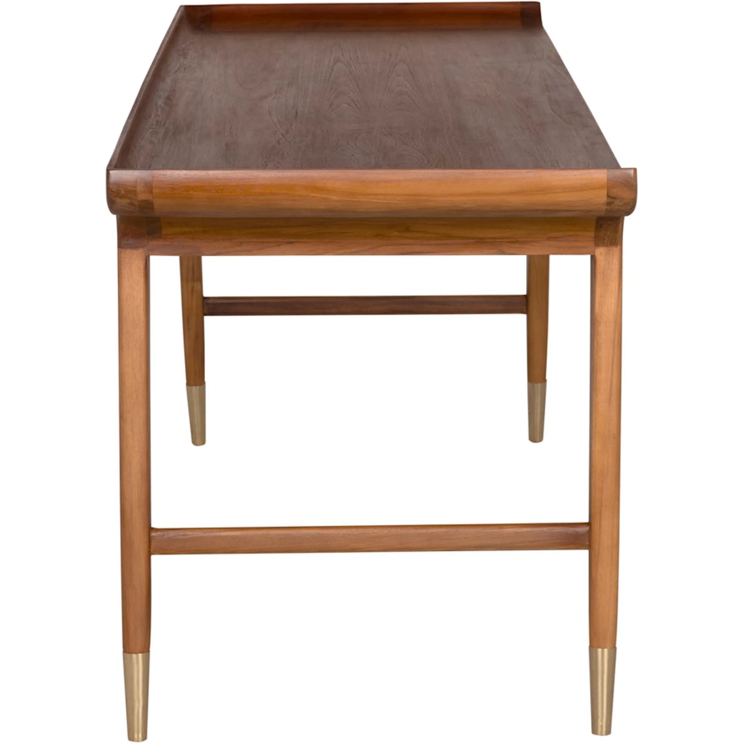 002 SI-2298761 | Unknown | Mandrake Desk by Noir in clear coat flat. Made from teak in a unique style.