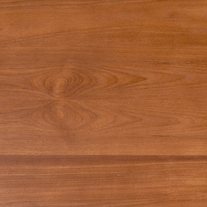 Mandrake Desk by Noir in clear coat flat. Made from teak in a unique style.