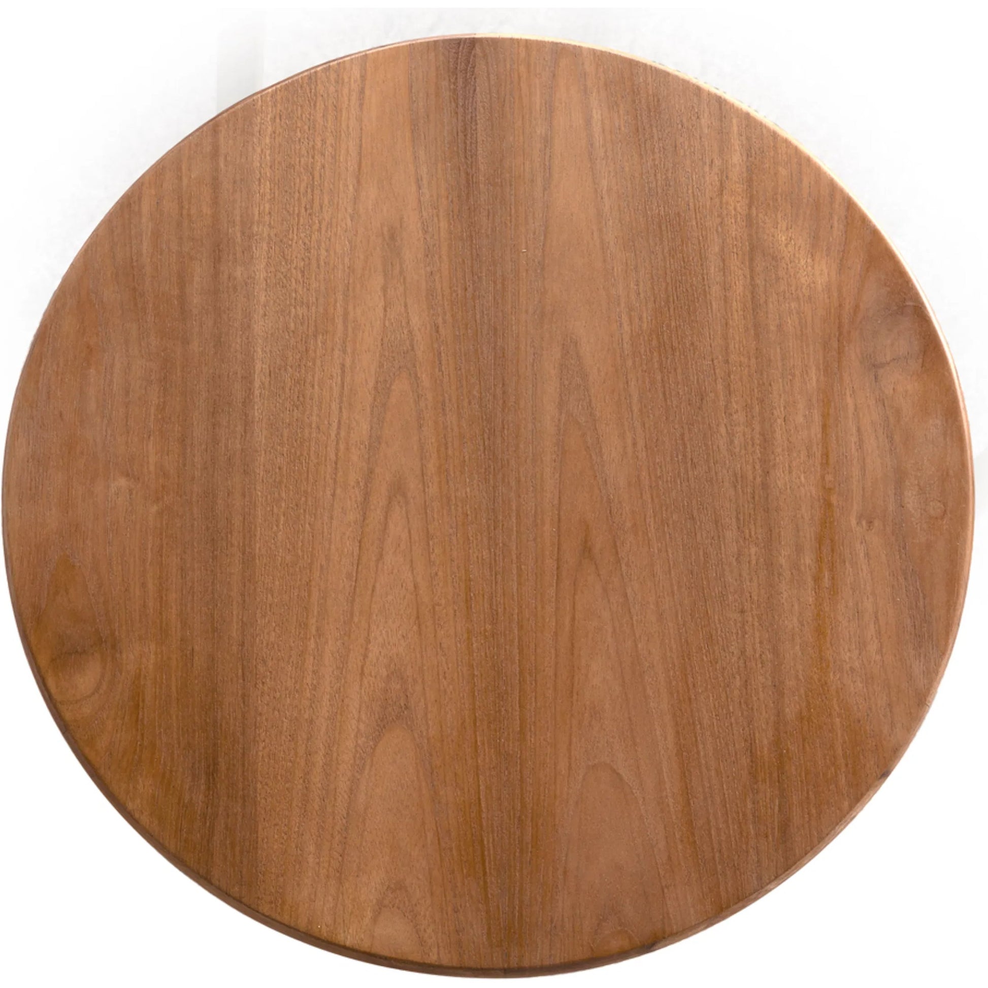Vikram Side Table by Noir in clear coat flat. Made from teak in a transitional style.