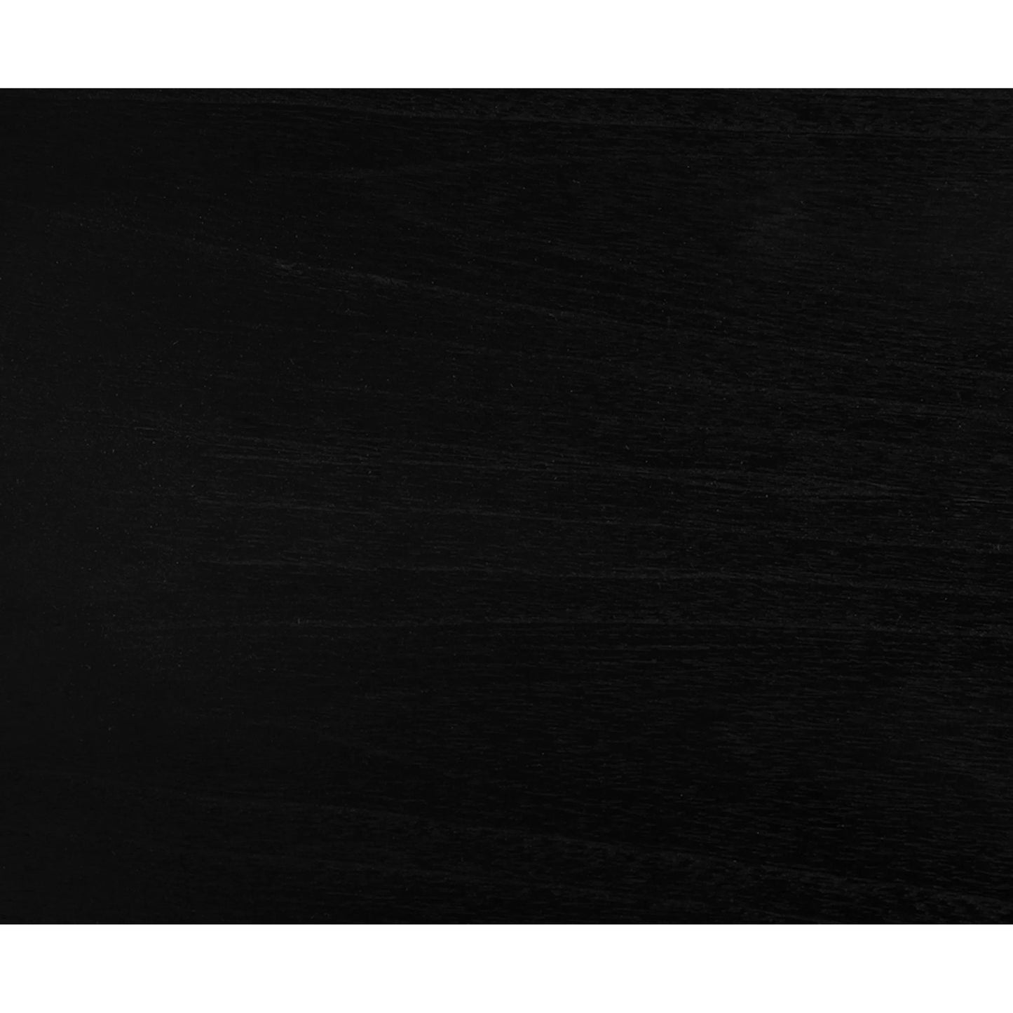 010 SI-2449045 | Closeup | Fleming Console by Noir in charcoal black, clear coat flat. Made from teak, mindi in a modern style.
