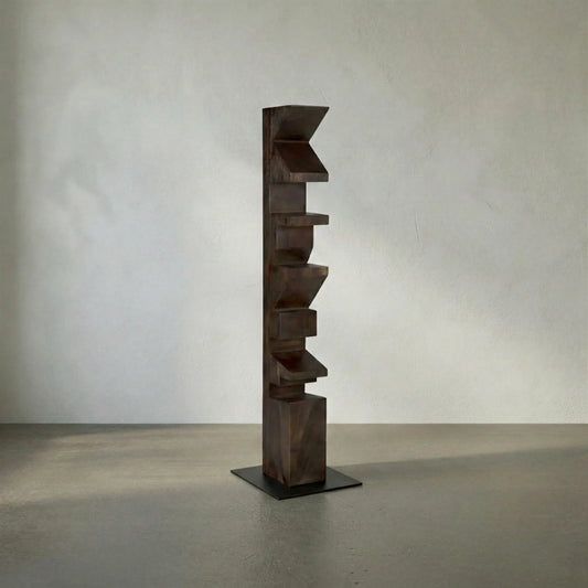 Totem Statue by Noir. Made from teak in a eclectic & global style.