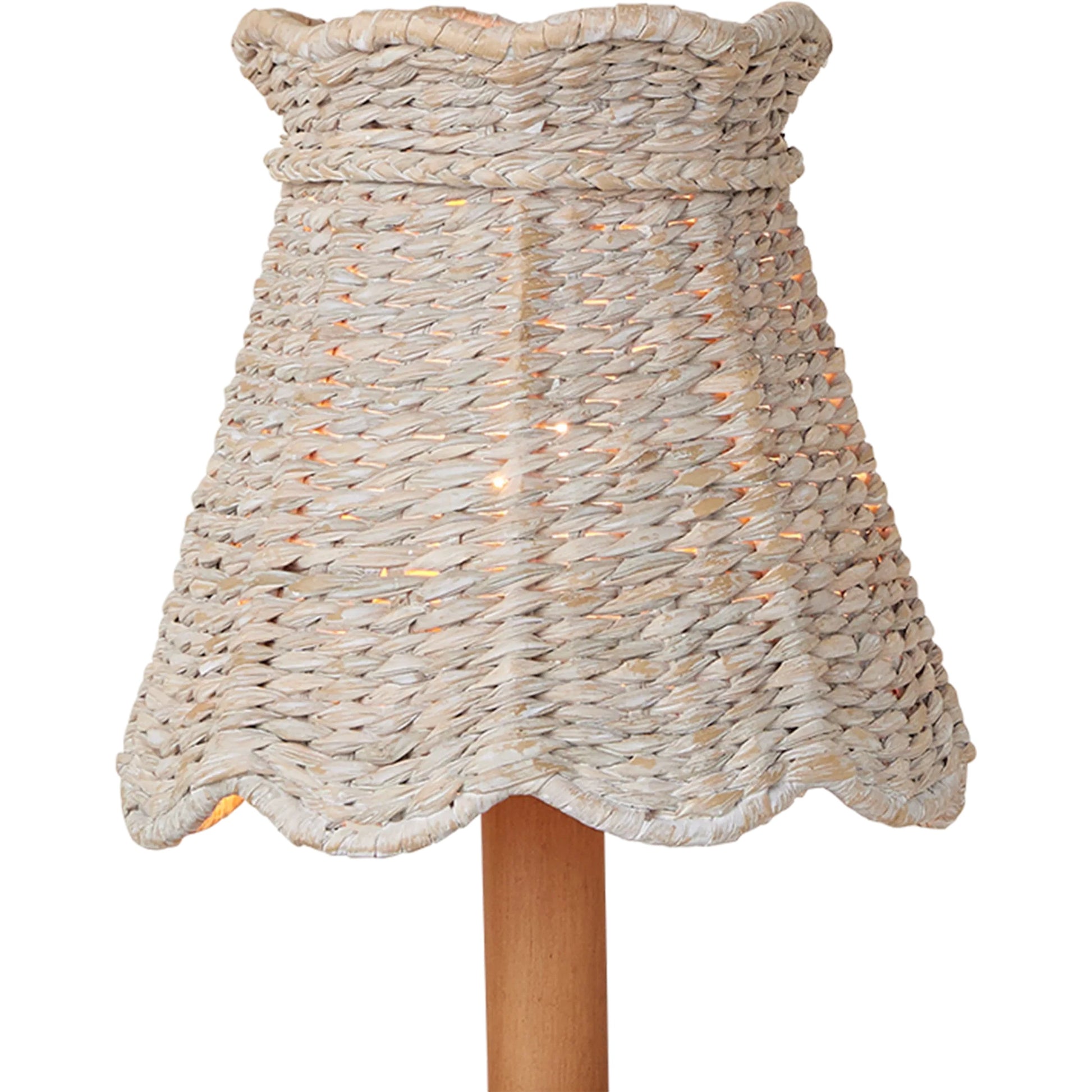 Annabelle Tapered Chandelier Shade by Currey and Company. Made from seagrass in a cottage & farmhouse style.