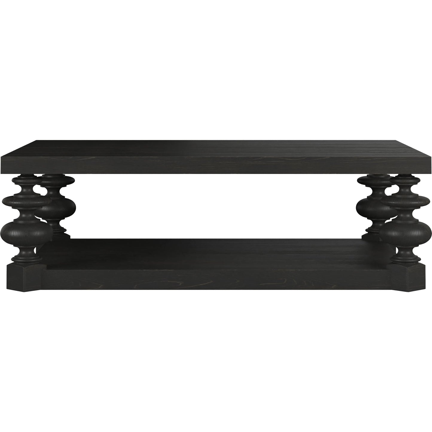 002 SI-2453370 | Additional Silo | Atrium Rectangular Coffee Table by A.R.T. Furniture in hand rubbed black, undertones of brown. Made from unique in a traditional style.