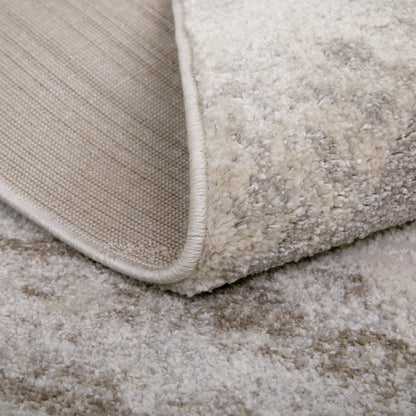 Vancouver Geometric Rug - VNR39NRF by Feizy in tan, brown, ivory. Made from polypropylene, polyester in a unique style.