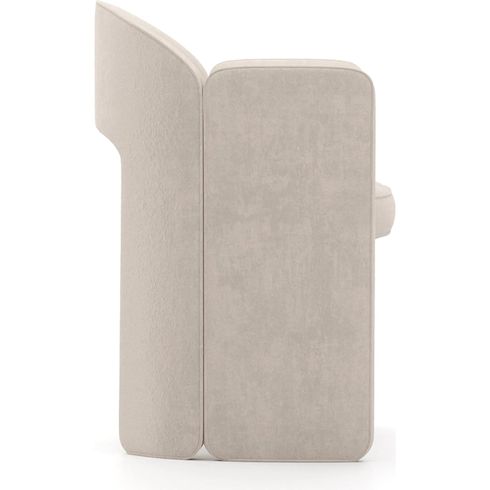 Overlap Arm Dining Chair by Caracole. Made from metal in a transitional style.