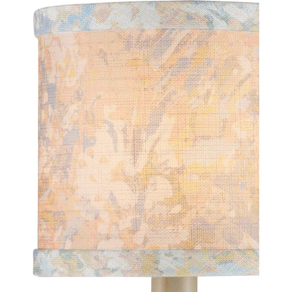 Wildflower Drum Chandelier Shade by Currey and Company. Made from cotton in a eclectic & global style.