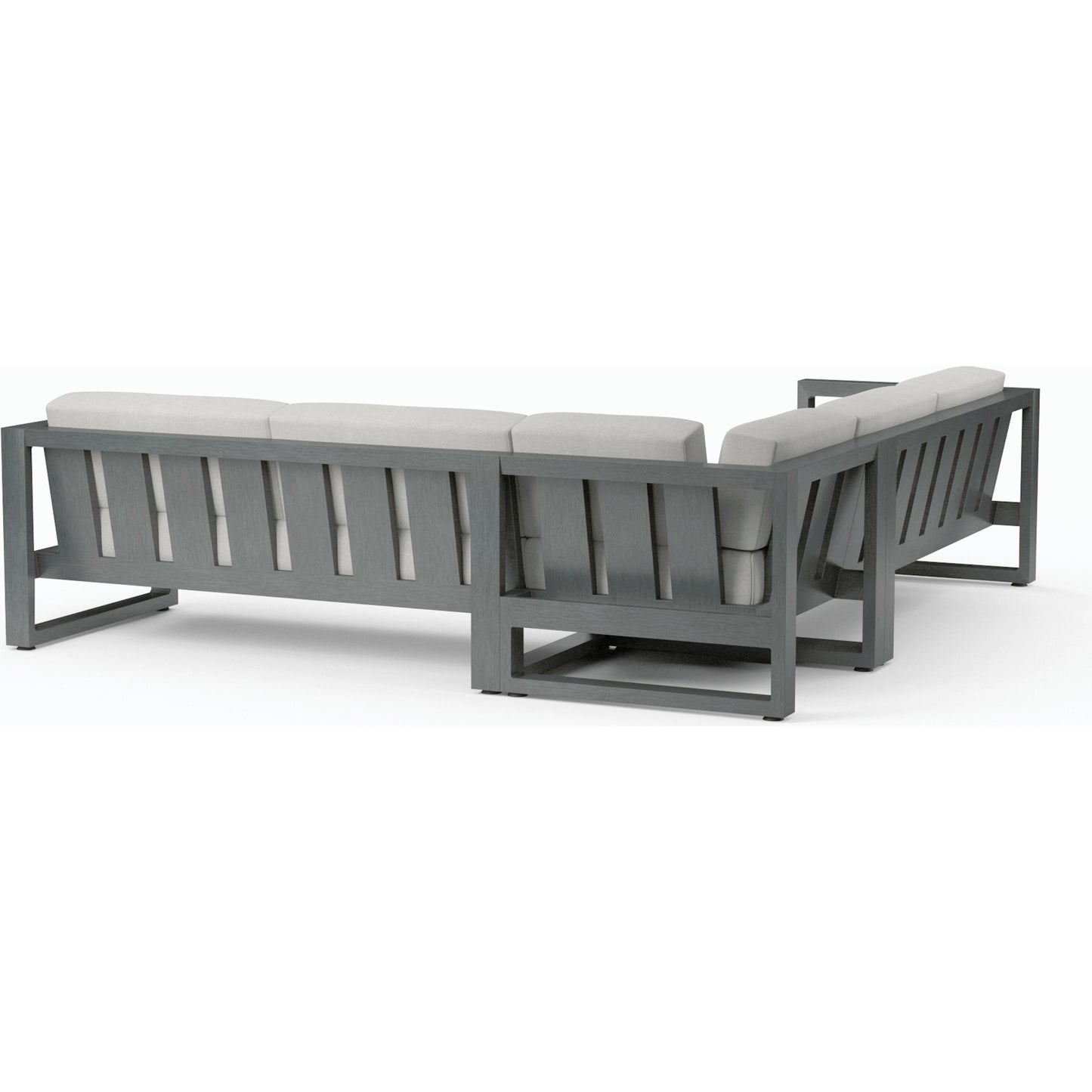 002 SI-2166990 | Additional Silo | Redondo Outdoor Sectional by Sunset West in slate. Made from aluminum in a modern style.