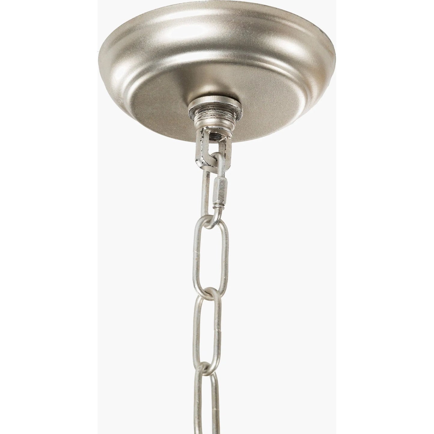 002 S-347251 | Closeup | Aerial Ceiling Light - 22207 by Surya in translucent, metallic silver. Made from metal, mirror in a modern style.