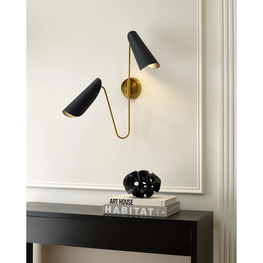 Tresa 2-Light Sconce by Visual Comfort & Co.. Made from steel in a unique style.