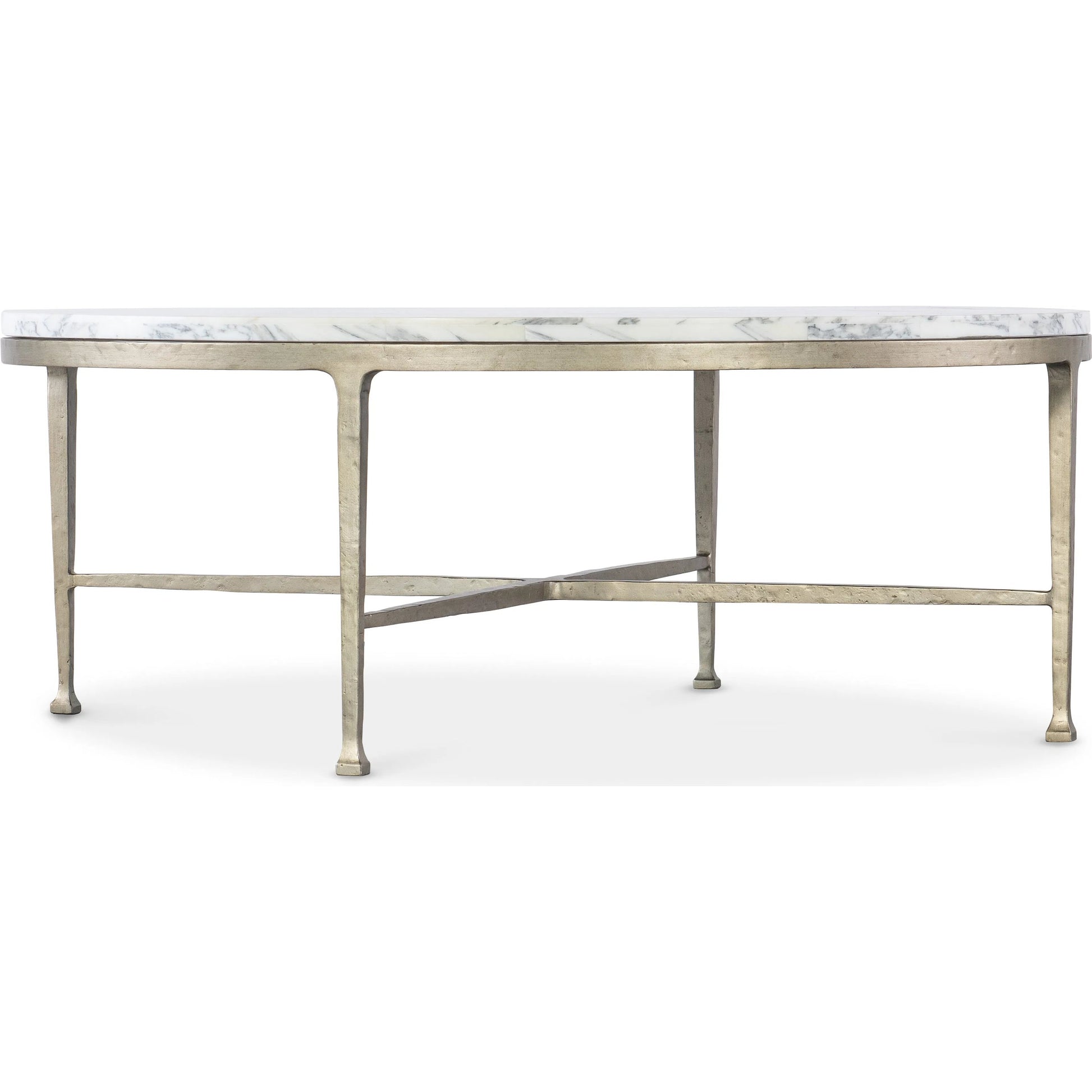 Jules Round Coffee Table by Hooker Furniture in champagne. Made from unique in a modern style.