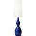Antonina Floor Lamp by Visual Comfort & Co. in blue celadon. Made from ceramic in a unique style.