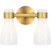 Moritz Two Light Vanity by Visual Comfort & Co.. Made from steel in a unique style.