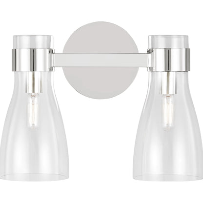 Moritz Two Light Vanity by Visual Comfort & Co.. Made from steel in a unique style.